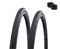 Schwalbe Rollstuhlreifen Marathon Plus Evo SmartGuard NMC (Black N Roll) Schwarz 37-540 (24 x 1 3/8")