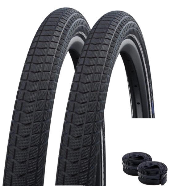 Schwalbe Big Ben Plus Fahrradreifen Performance DD GreenGuard ADDIX E-50 Schwarz Reflex 50-622 (28x2.00)