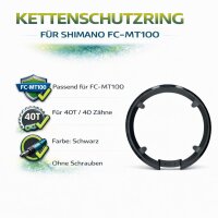 Shimano Kettenschutzring für FC-MT100 – 40 Zähne (40T), Schwarz, Kunststoff – OHNE Schrauben