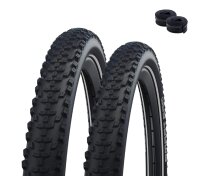Schwalbe Smart Sam Fahrradreifen Performance DD RaceGuard ADDIX E-50 Schwarz+Reflex 65-584 (27.5 x 2.60")