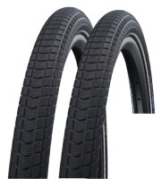 Schwalbe Big Ben Plus Fahrradreifen Performance Double Defense GreenGuard ADDIX E-50 Schwarz+Reflex 55-584 (27.5 x 2.15")