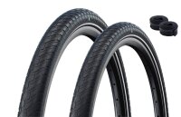 Schwalbe Motion Big Apple Fahrradreifen RaceGuard ADDIX Green E-25 Schwarz+Reflex 60-559 (26 x 2.35")