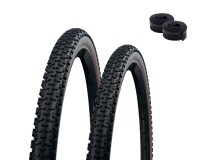 Faltreifen Schwalbe G-One Ultrabite Performance RaceGuard TLE ADDIX E-25 Schwarz/Bronze 40-622 (28 x 1.50")