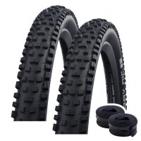 Faltreifen Schwalbe Nobby Nic TwinSkin ADDIX Green TLR E-50 Schwarz 70-584 (27.5 x 2.80")