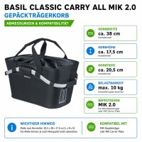 Basil Classic Carry All MIK 2.0 Gepäckträgerkorb