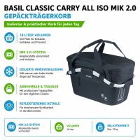 Basil Classic Carry All MIK 2.0 Gepäckträgerkorb