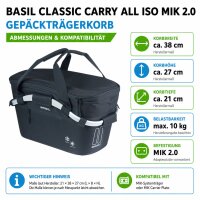 Basil Classic Carry All MIK 2.0 Gepäckträgerkorb