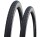 Schwalbe Delta Cruiser Plus Fahrradreifen Active PunctureGuard Green Compound E-25 Schwarz/Weiß+Reflex 37-590 (26 x 1 3/8")