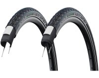 Schwalbe Delta Cruiser Plus Drahtreifen Active PunctureGuard Green Compound E-25 Schwarz+Reflex 28-622 (28 x 1.10")