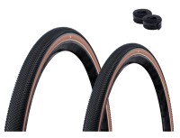 Faltreifen Schwalbe G-One Allround Performance RaceGuard ADDIX Green TLR E-25 Schwarz/Bronze+Reflex 57-622 (29 x 2.25")