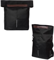 Basil City Fahrradshopper MIK Hooks 14-16 Liter Grau meliert / Schwarz meliert