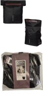 Basil City Fahrradshopper MIK Hooks 14-16 Liter Grau meliert / Schwarz meliert