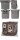 Basil City Fahrradshopper MIK Hooks 14-16 Liter Grau meliert / Schwarz meliert