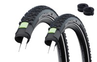Schwalbe Smart Sam Plus Drahtreifen Performance Line DD GreenGuard ADDIX E-50 Schwarz-Reflex 57-559 (26 x 2.25")
