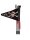 Heavy-Duty Wimpel 4-teiliger Sicherheitswimpel Fahrradfahne 160 cm Pirat schwarz/rot