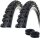 2 x Kenda K-829 26" MTB Fahrradreifen Schwarz 50-559 (26 x 1.95) + 2 passende Schläuche DV
