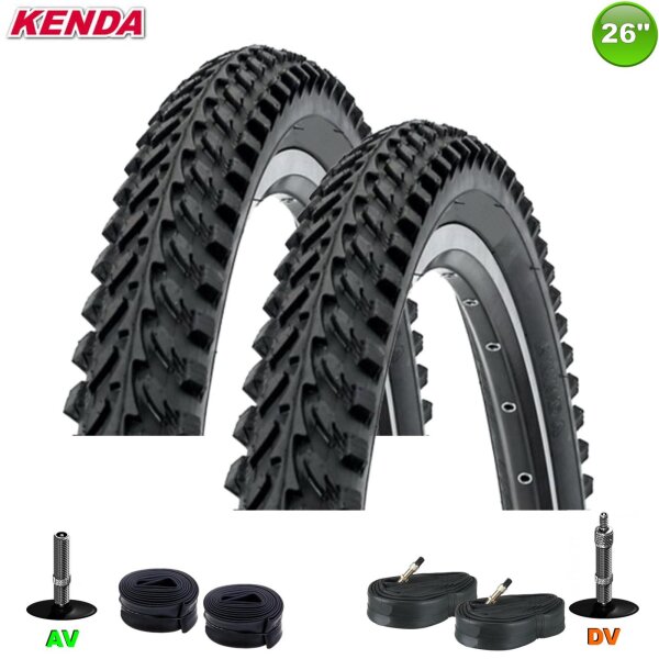 Kenda K-898 26" MTB Fahrradreifen Schwarz 50-559 (26 x 1.95)