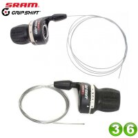 SRAM MRX Grip Shift Fahrrad Drehgriffschalter 3 x 6-Gang...