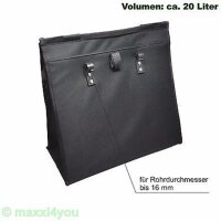 Fahrrad Gepäckträgertasche Seitentasche Tasche schwarz Sterne 16 mm