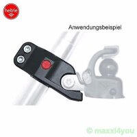 Hebie Fahrrad Adapter für Kugelkupplung F1 Fahrrad...