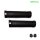 BMX Lenkergriffe Fahrrad Griffe 5 Farben Dual Lockring 130/130mm Schwarz