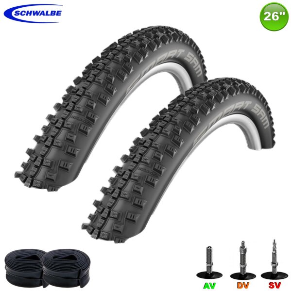 Schwalbe Smart Sam Fahrradreifen Fahrradmantel 54-559 ( 26 x 2,10 )