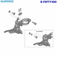 Shimano Tourney FDTY300 6/7-fach Top und Down Pull  Ø 34,9/31,8/28,6 mm