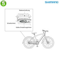 Shimano Nexus zubehör für Schalteinheit...