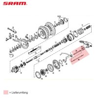 SRAM Fahrradschaltung Schaltung Zubehör S7 Druckstift-/Röhrchen im Set