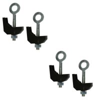 2 Paar Fahrrad Kettenspanner für Fahrrad Achse Ø 11 mm 55 mm