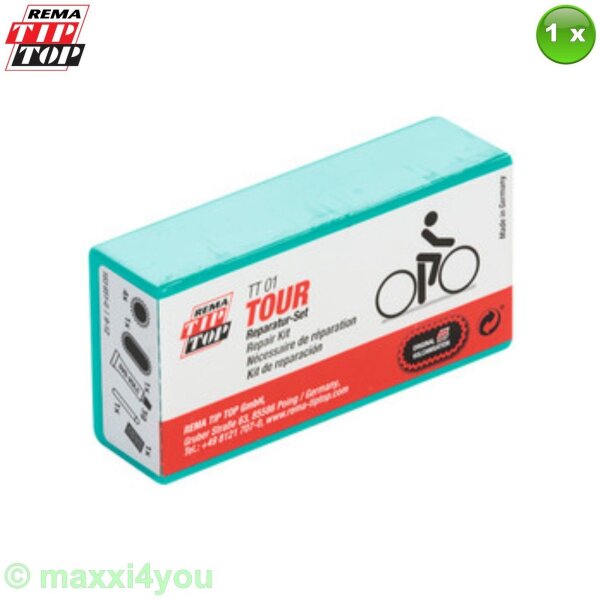 Rema Fahrrad Flickzeug - 7-teilig - Reparaturset 1 x TT01