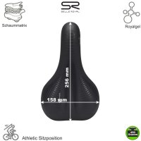 Selle Royal Alpine Fahrradsattel Unisex Sportsattel Fahrrad Sattel