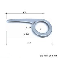 Universal Kettenschützer Silber 42 Zähne