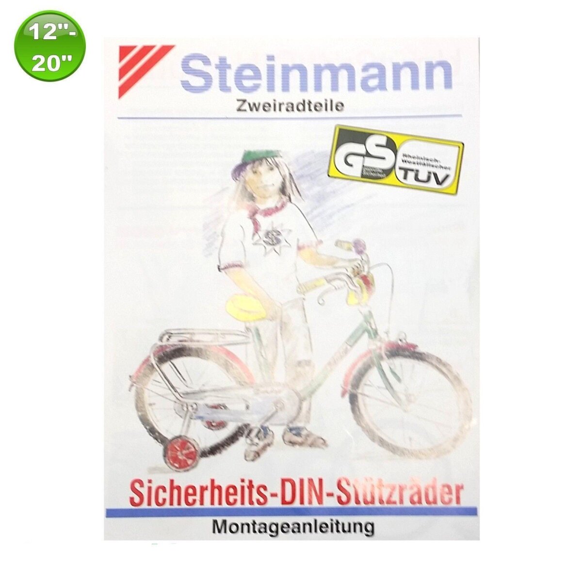 2X Stützräder Sicherheitsstützräder Für Universal 12-20