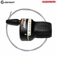 SRAM MRX Grip Shift 7-Gang Drehgriffschalter inkl. Schaltzug