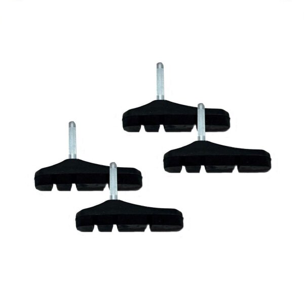 Contec CBS-320 Fahrrad Bremsbelag Bremsklötze schwarz 70 mm Bremse 2 x 2 Stück