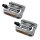 Feimin Fahrradpedale FP-210 Fahrrad Pedal Aluminium Baronachse Silber