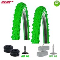 2 x Kenda MTB K-829 Fahrradreifen Mantel Decke Grün...