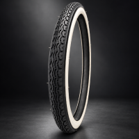 2 x Kenda K-133 26" Fahrradreifen Fahrradmantel Schwarz/Weiß 37-590 (26 x 1 3/8) + 2 passende Schläuche DV