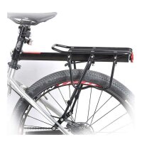 XCIS Fahrrad Alu Gepäckträger schwarz für 24", 26" und 28" bis 50 kg
