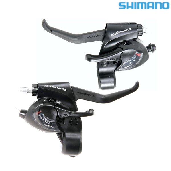 Shimano Schalt-/Bremshebel TOURNEY TX ST-TX800 - Kombi 3-/8-fach schwarz