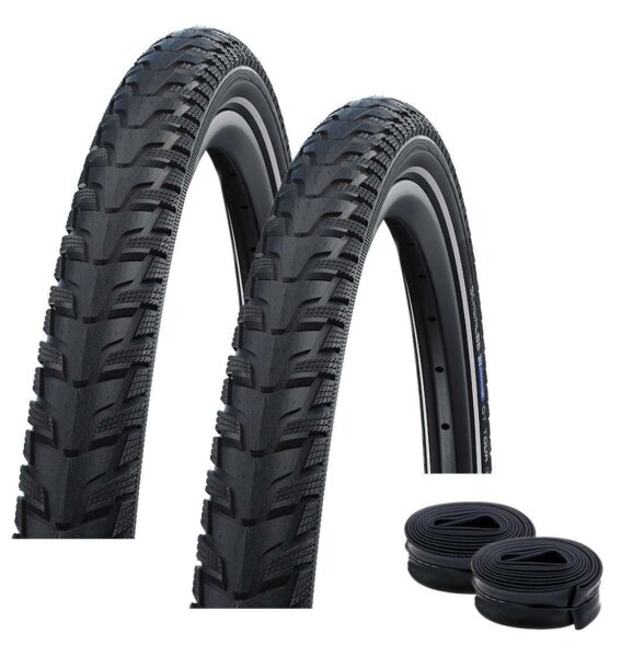 Schwalbe Energizer Plus Tour Fahrradreifen Schwarz mit Reflex 47-622 (28 x 1,75)