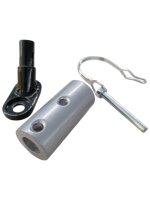 Fahrrad Anhänger Kupplung Adapter Hülse Splint