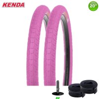 2 x Kenda K-907 Krackpot 20" Fahrradreifen Pink...