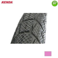 2 x Kenda K-907 Krackpot 20" Fahrradreifen Pink 50-406 (20 x 1.95) + 2 Schläuche AV