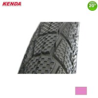 2 x Kenda K-907 Krackpot 20" Fahrradreifen Pink 50-406 (20 x 1.95) + 2 Schläuche DV